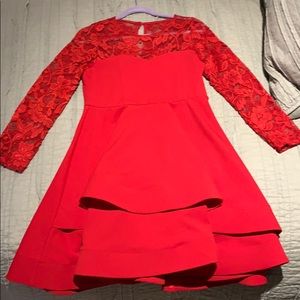 Red Girls Holiday dress